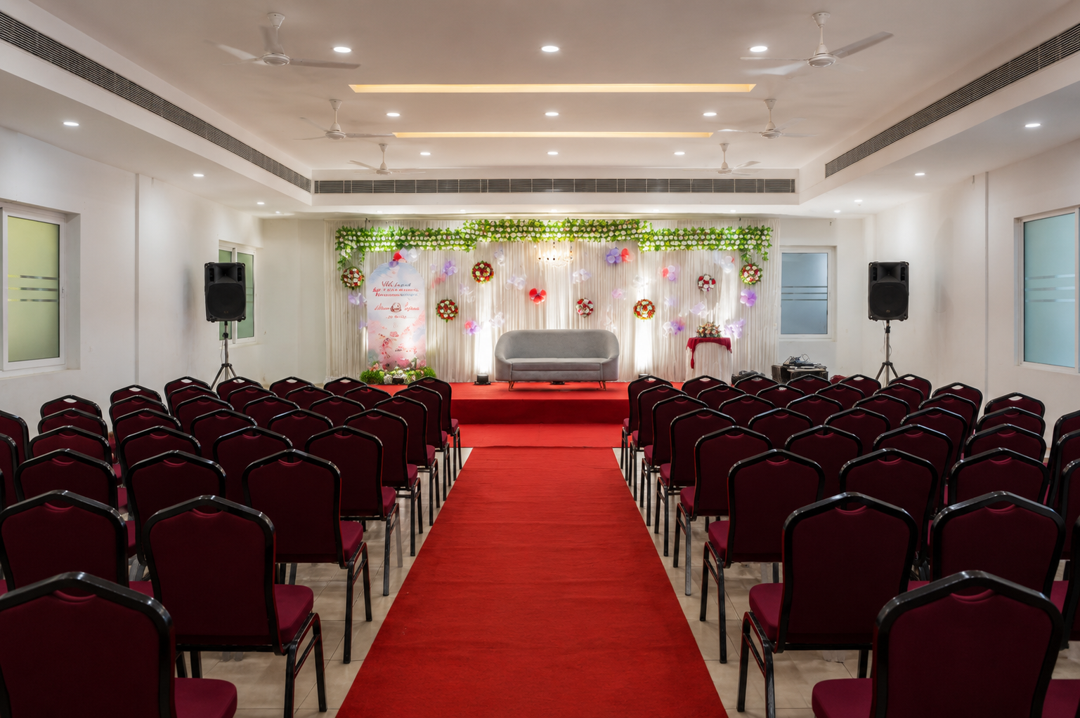 Premium Hall Decoration at Surya Banquet Hall